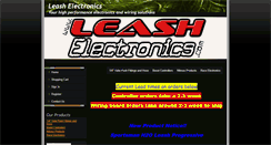 Desktop Screenshot of leashelectronics.com