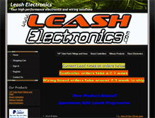 Tablet Screenshot of leashelectronics.com